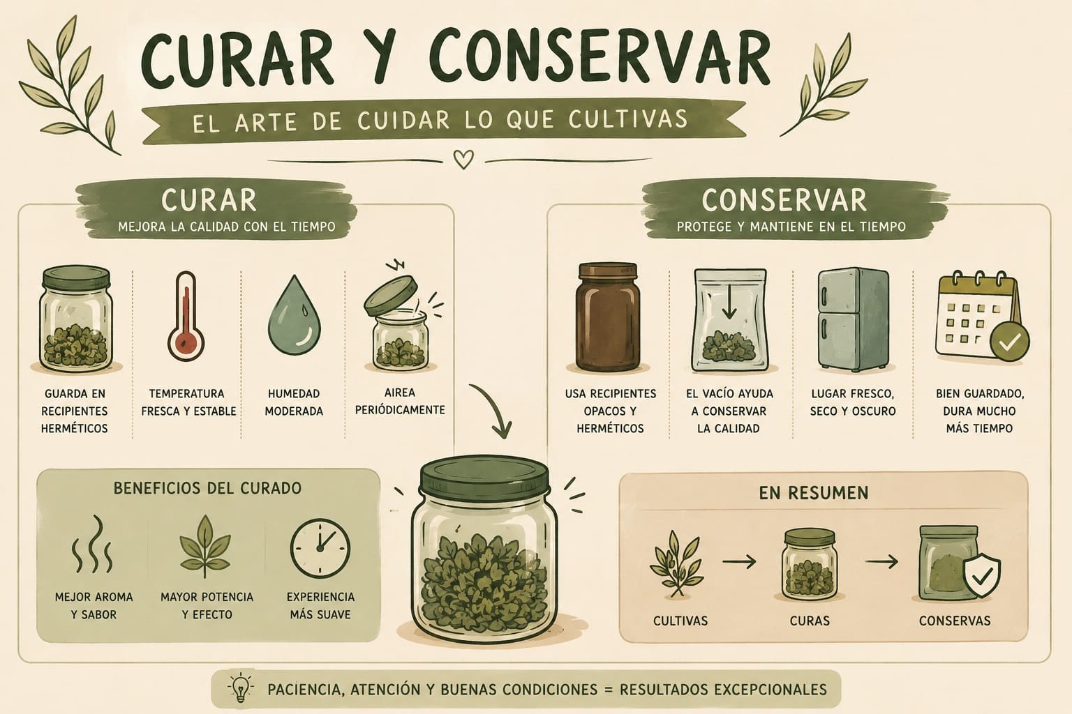 Curado y conserva