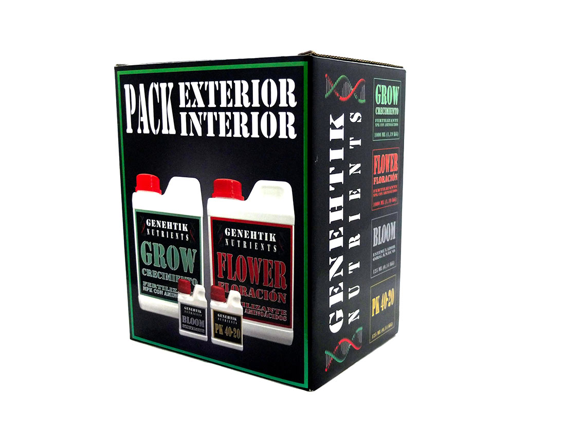 Pack Exterior / Interior de Genehtik Nutrients Pack Exterior / Interior de Genehtik Nutrients